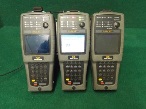 SunRise Telecom SunSet MTT w/ Color Screen AS-IS! (Lot of 3) %