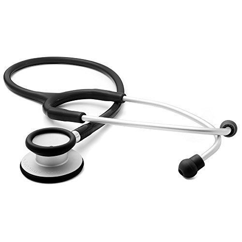 ADC Adscope Lite 609 Clinician Stethoscope, Lightweight Quality, Black, 31 inch