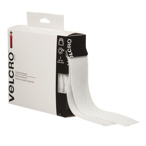 Velcro brand - industrial strength - 2&#034; wide tape 15&#039; - white 15 feet for sale