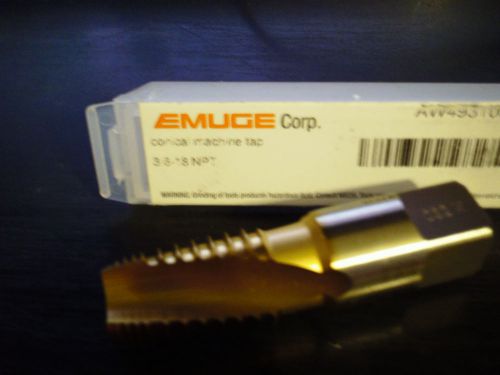 1 Emuge - AW4931005766 - Interrupted Thread Pipe Taps Thread Size (Inch) 3/8-18