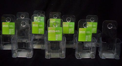 Lot of (11) Staples Brochure / Card Holder Wall Mountable 4 3/8&#034; X 3 1/4&#034;