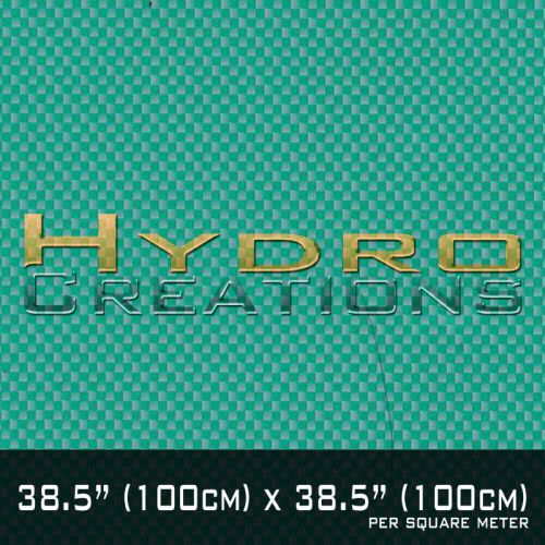 Hydrographic film for hydro dipping water transfer film carbon fiber - green for sale