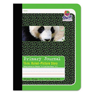 Primary Journal, 5/8&#034; Ruling, 9-3/4 x 7-1/2, 100 Sheets, Sold as 1 Each