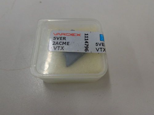 1 VARDEX CARBIDE ACME THREADING INSERT 5VER 2ACME VTX STK3716