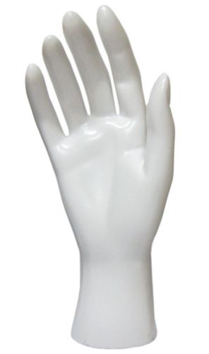 MN-HandsF WHITE RIGHT Female Mannequin Hand (WHITE ONLY)