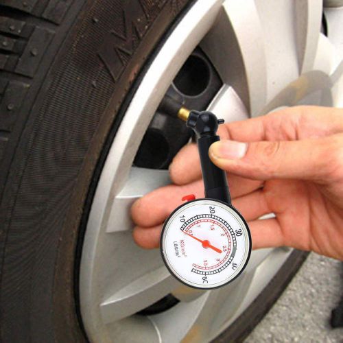 NEW Car Vehicle Motorcycle Bicycle Dial Tire Gauge Meter Pressure Tyre MeasureDE