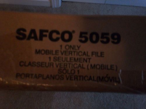 Safco 5059 1 only Mobile Vertical File 5059-40 new old stock