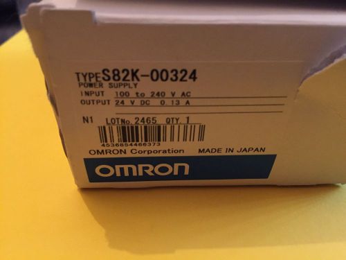 NEW In Box Omron S82K-00324 switching power supply