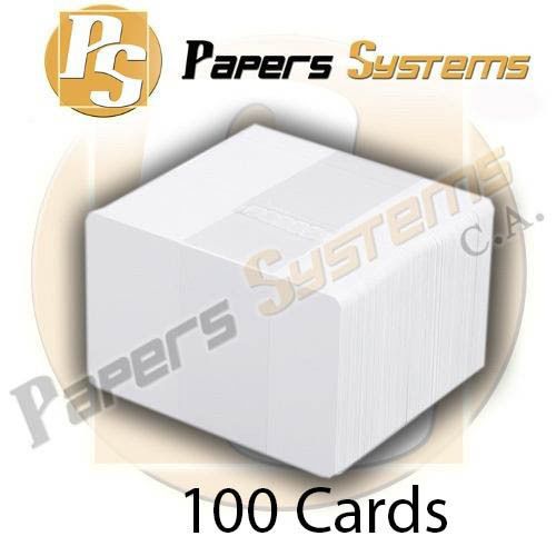100 High-Quality Inkjet PVC Cards - For Epson &amp; Canon Inkjet Printers