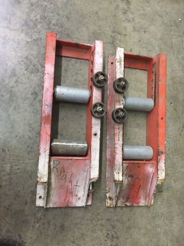 2 ? Ensley ? Current Tools 610 Heavy Duty Large Cable Reel Rollers Ramps