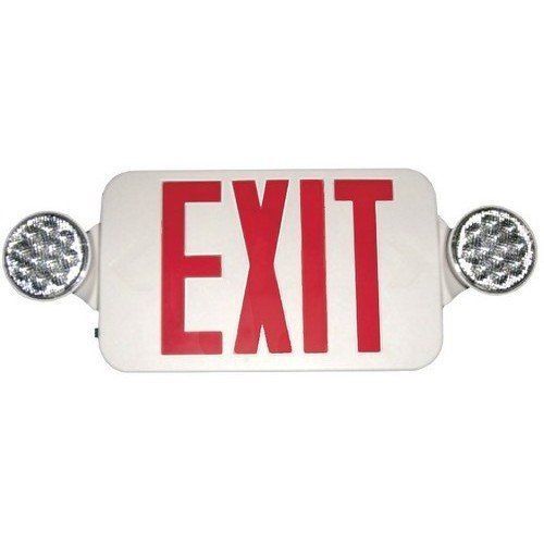 Morris 73536 Round Head LED Combo Exit Emergency Light, High Output Remote Capab