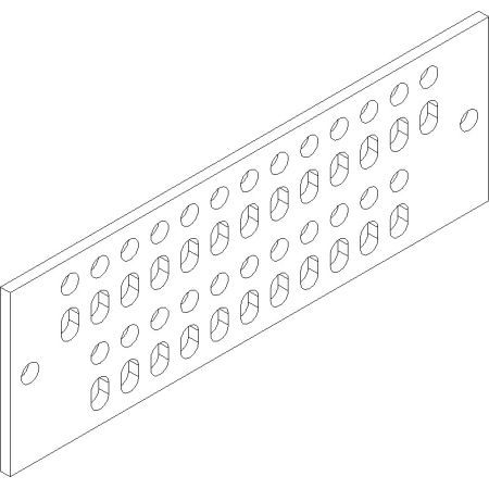 Wireless Solutions - SSM - Galvanized Steel Groundbar (4&#034; x 12&#034;)