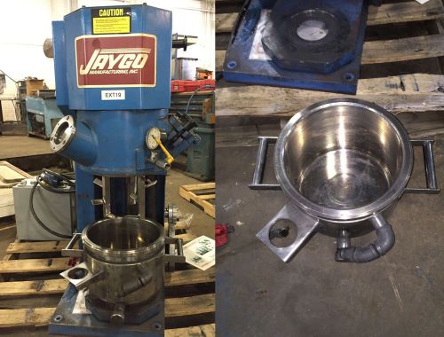 10 liter jaygo double planetary mixer - s/s - vacuum - jacketed for sale