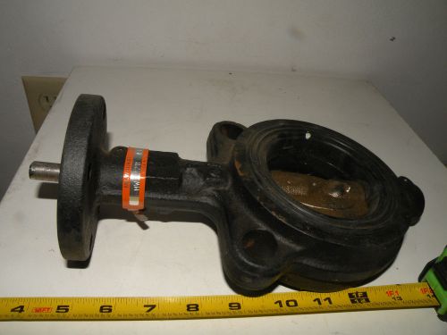 MILWAUKEE VALVE MW222B 3 Butterfly Valve, Wafer, 3 In, CI, Buna Liner