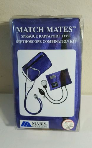 Matchmates Combination Kit includes Stethoscope &amp; Mabis Sphygmomanomete Purple