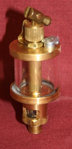 New brass gas engine drip oiler hit &amp; miss fairbanks steam size #0 for sale