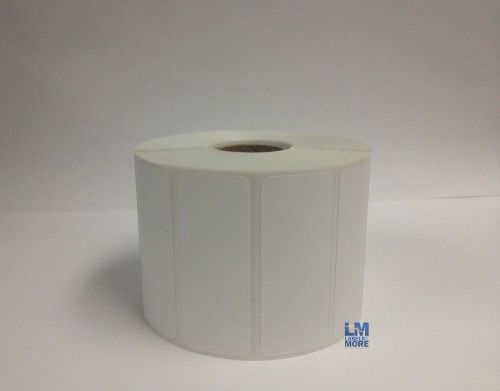 10 rolls of 1375 2.5x1 direct thermal labels zebra 2844 zp450 printers for sale