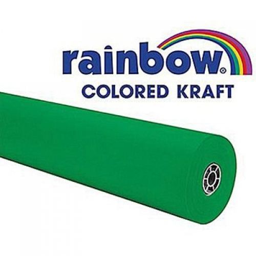 Rainbow Kraft 0063174 Duo Finish Kraft Paper Roll, 48&#034; x 200&#039; Size, Brite Blue