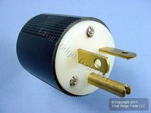 Arrow hart industrial straight blade nylon connector plug 20a 125v 5-20p 5366n for sale