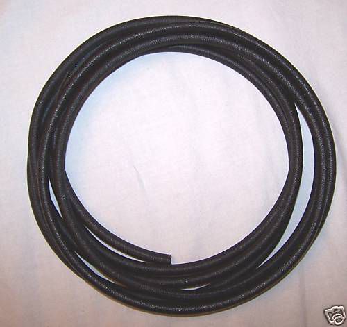 7mm Cloth Sparkplug wire Satin Black 25 feet