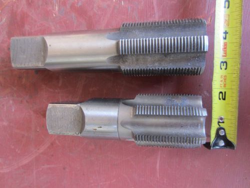 Lot of 2 Taps VIN 1 3/4&#034; -  12 NG GH4 HS Kromhard 1 3/4&#034; - 12 NG GH6 HSS