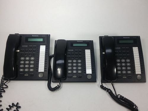 Lot of 3 Panasonic Hybrid Business Phones, KX-T7730/KX-T7730B