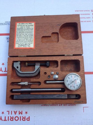 Vintage LUFKIN Universal Dial Test Indicator # 399A   299A ~ Original Wood Case