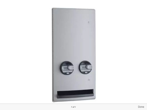 Bobrick - b-4706 25 - conturaseries® recessed 25 cent napkin/tampon dispenser for sale