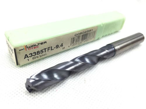 Walter Titex 9.3mm Solid Carbide Drills w/ Thru Coolant A6485TFT-9.3 - NEW