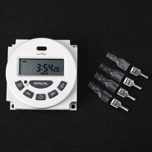 12V Digital LCD Display Electronic Programmable Microcomputer Timer Switch