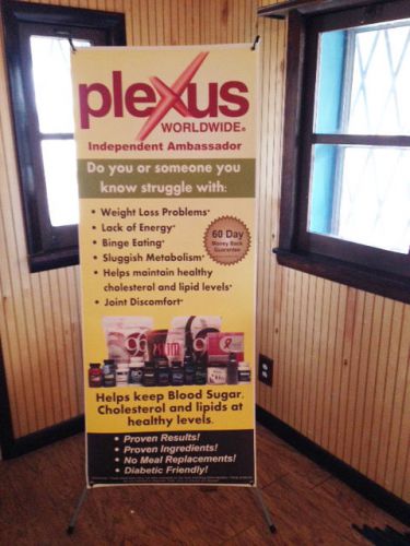 Plexus Ambassador Banner with X Stand