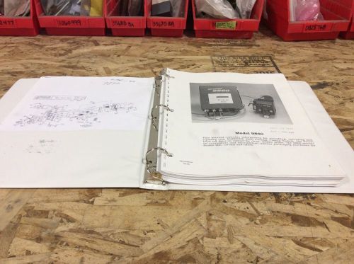 USED MARKEM 9860 MANUAL SCHEMATIC DIAGRAMS FORMS  FREE SHIPPING!