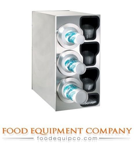 Dispense-Rite BFL-C-3LSS adjustable Cup Dispensing Cabinet