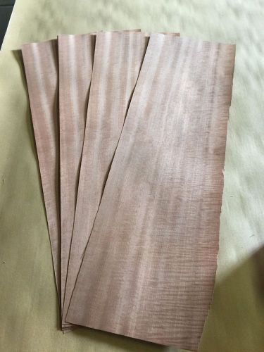 Wood Veneer Etimoe 10x34 8Pcs Total Raw Veneer  &#034;EXOTIC&#034; ET3 6-14-16