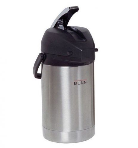 BUNN 32125.0000 2.5-Liter Lever-Action Airpot, Stainless Steel New