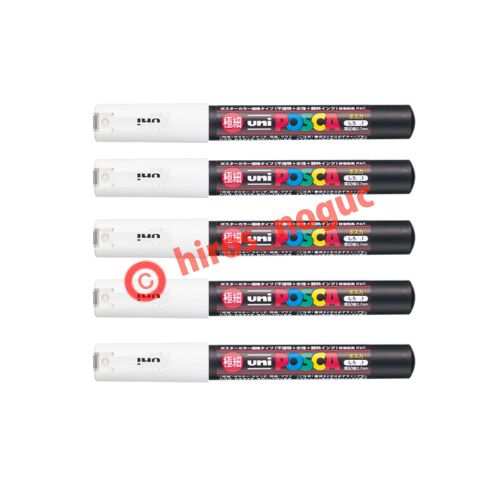 Uni posca paint marker white, pc-1m free trackable shipping for sale