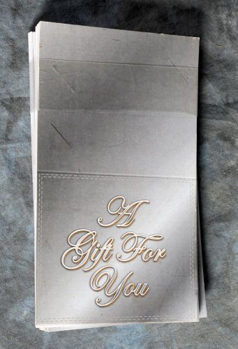 &#034;a gift for you&#034;  Gift card fold over Holder lot of 40