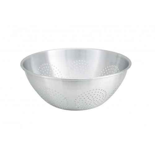 Winco ALO-12, 12-Quart Aluminum Colander without Handle and Base