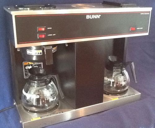 BUNN VPS COFFEE BREWER MAKER INCLUDES TWO GLASS BOWLS