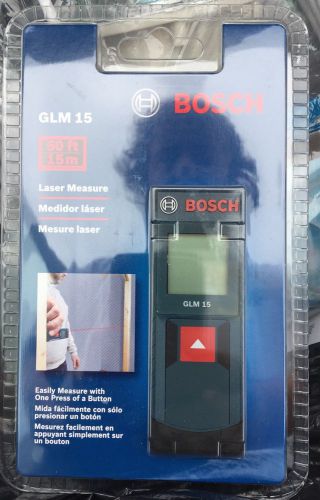 Bosch GLM15 50-Foot Precision One Button Operation Laser Distance Measurer