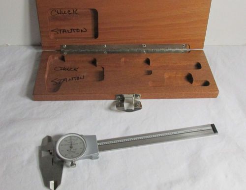Brown &amp; Sharpe No. 579-4 Machinist Dial Caliper (0-6&#034; Range) .001&#034;, Swiss Made