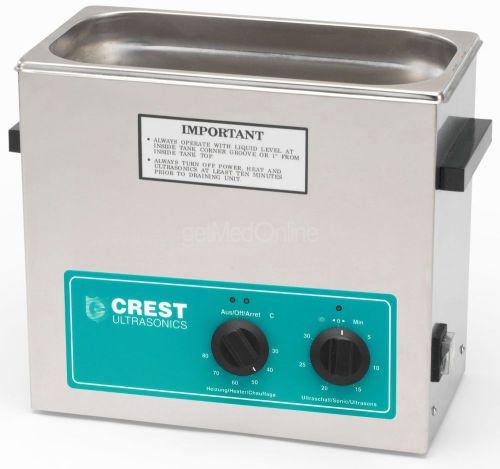 Crest 1.5Gal. Heated Benchtop Ultrasonic Cleaner w/Mechanical Timer, CP500HT