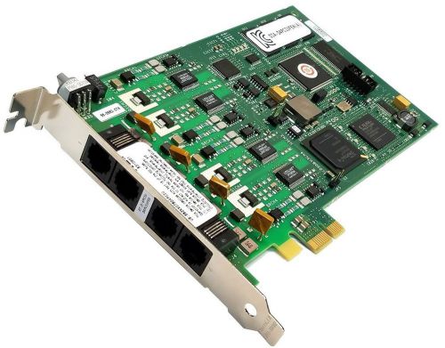 Dialogic 4-Ports Media Analog Board PCI-E 310-935 D4PCIUFEQ
