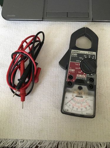 HIOKI Clamp On Hi Tester 3127 Cables Japan AC DC voltage Meter Leads