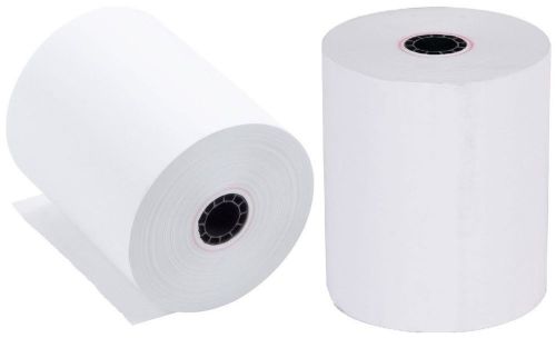 3-1/8&#034; x 230&#039; Thermal Receipt Paper Rolls Case Of 10 Pos Cash Register BRAND NEW