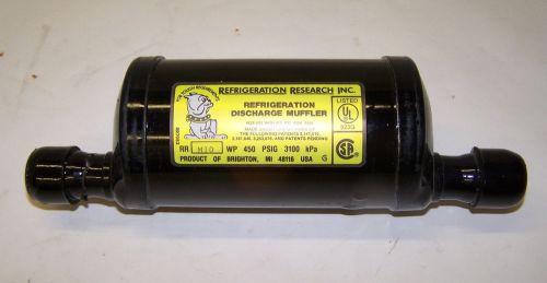 NEW REFRIGERATION RESEARCH DISCHARGE MUFFLER M10 450 PSIG 3100 kPa