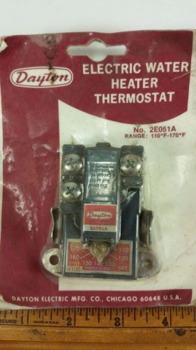 Dayton 2E051A Electric Water Thermostat  New Old Stock