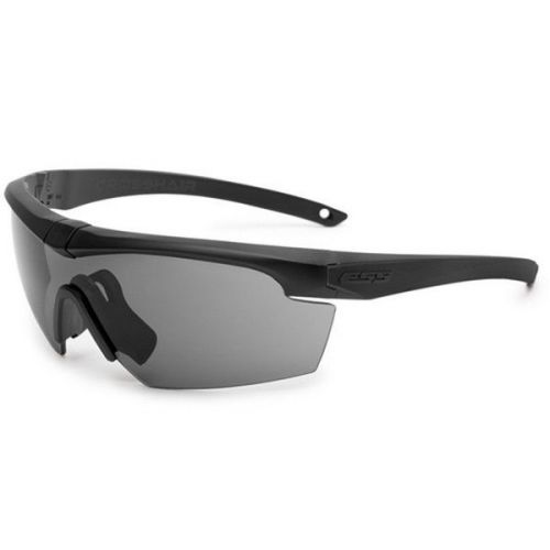 ESS Eyewear EE9014-01 Crosshair 2X Sunglasses Clear/Smoke Gray Black Frame