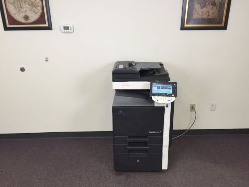 Konica bizhub c220 color copier machine network printer scanner copy fax mfp for sale