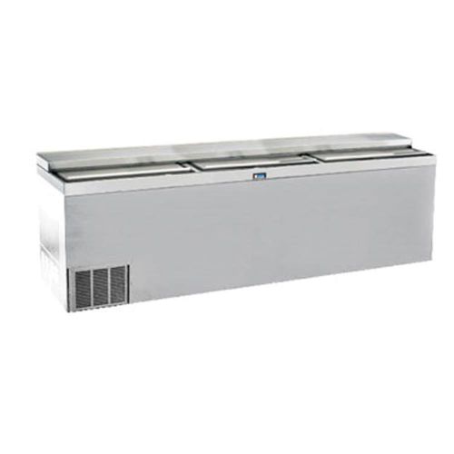 New Krowne BC96-SS - 96&#034; Stainless Steel Slide Top Bottle Cooler